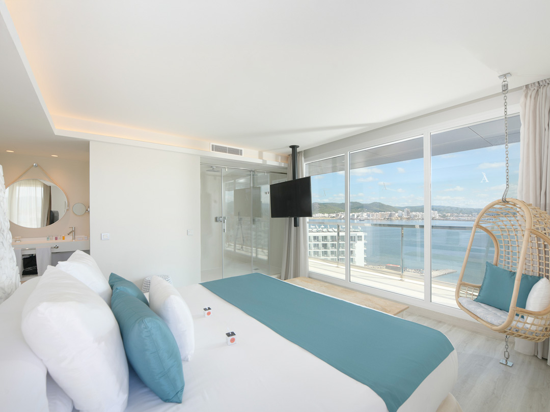 Amàre Beach Hotel Ibiza - bedroom Dolce Vita The One