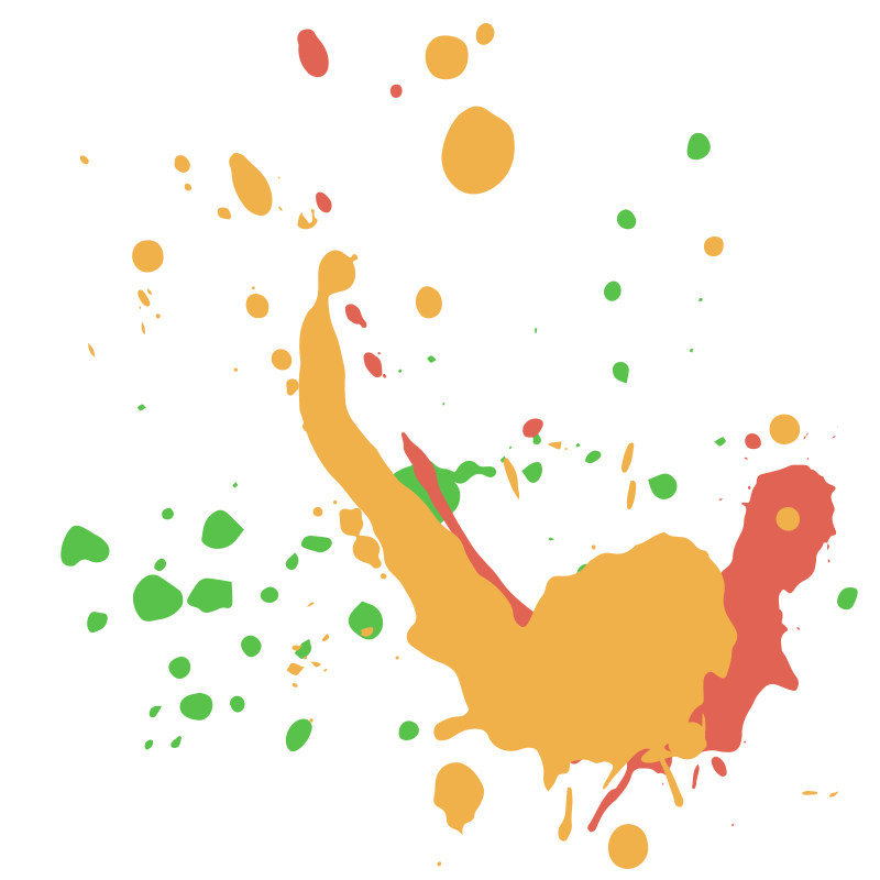 Hayaca colour splashes