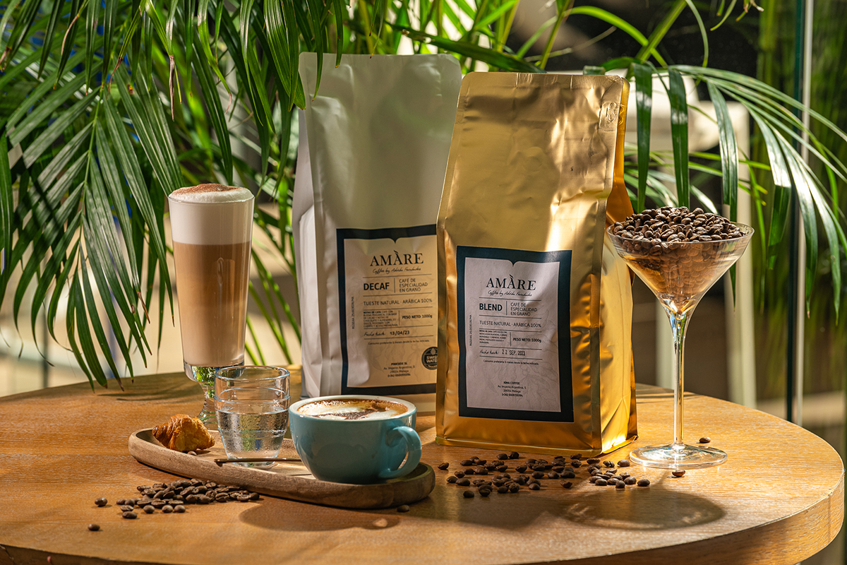 Amàre coffees decaffeinated and blend varieties